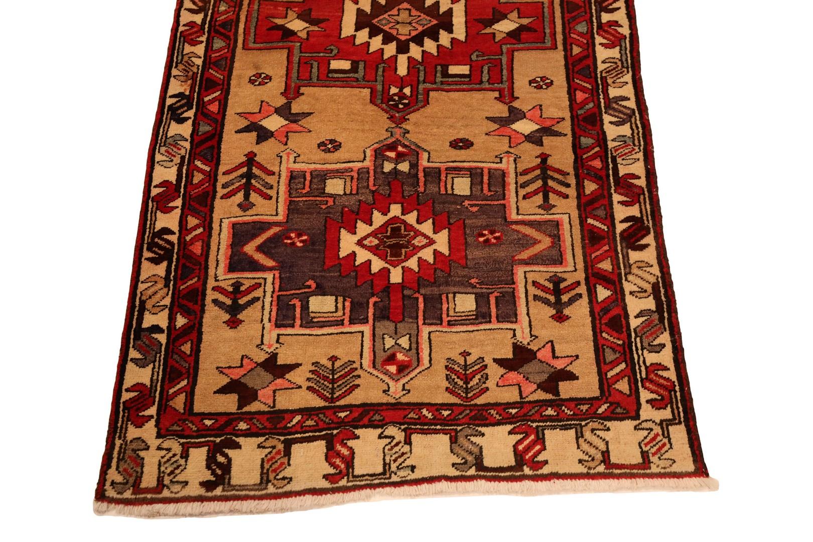 Hand-Knotted North-West Persian Semi-Antique Runner - 2'11