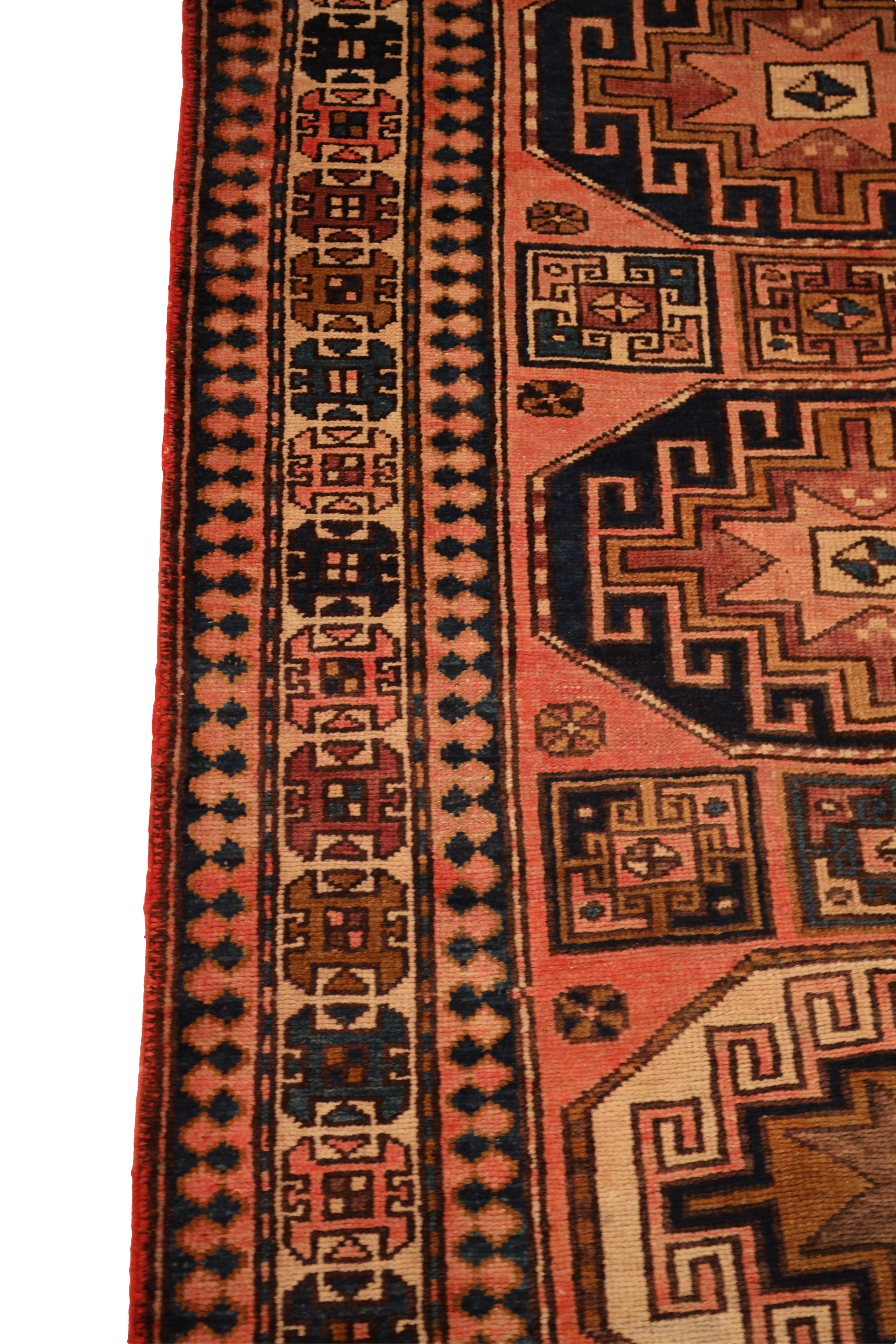 Wool North-West Persian Semi-Antique Runner - 3'5