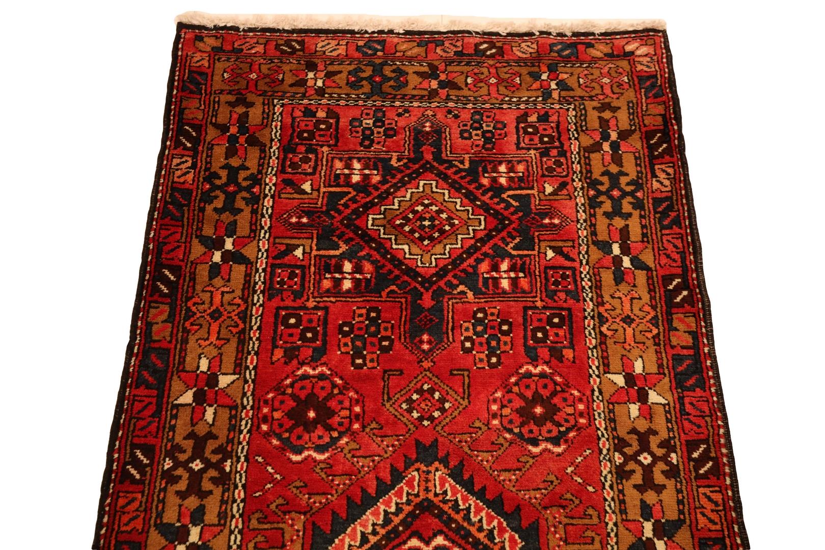 Wool North-West Persian Vintage Runner - 3'3