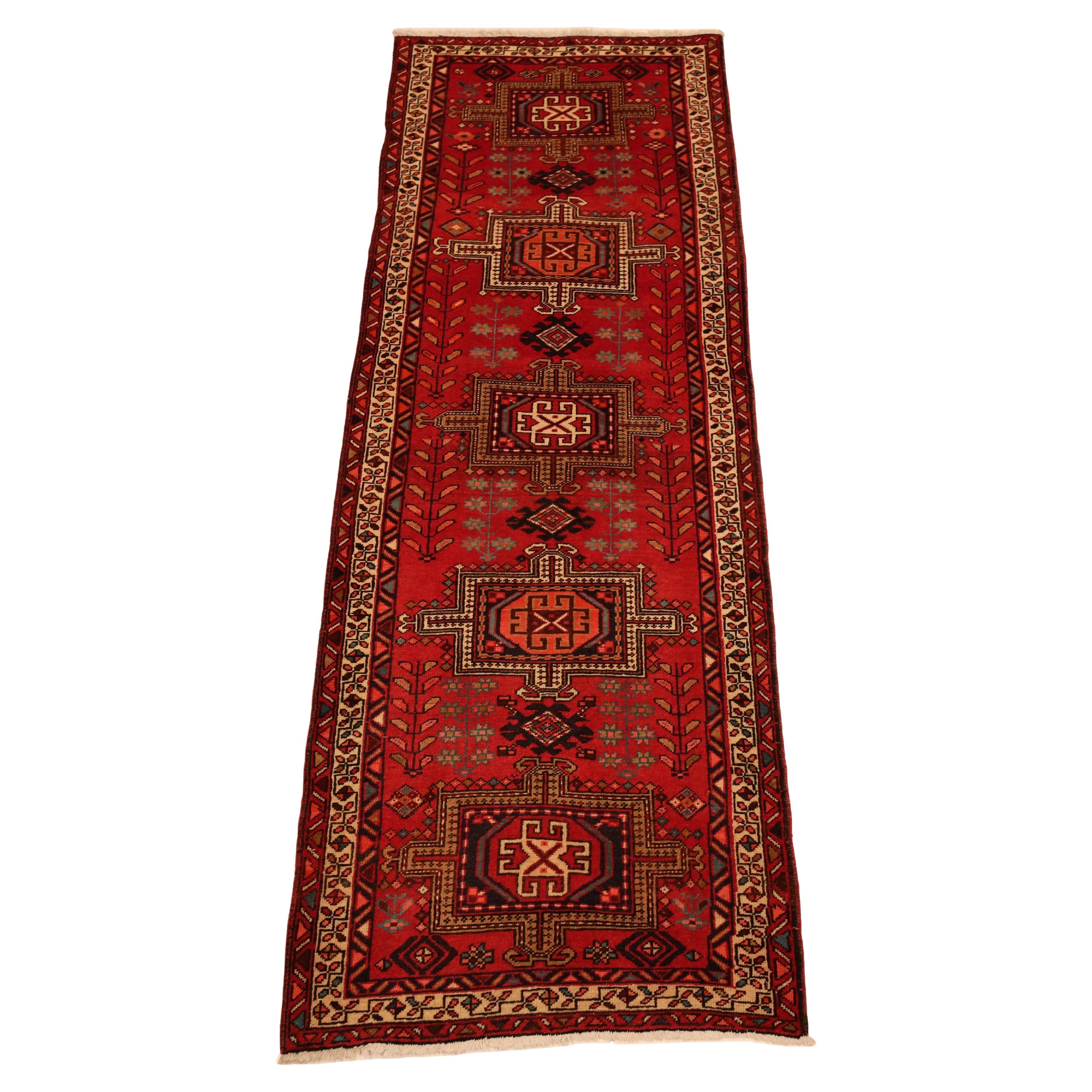 North-West Persian Vintage Runner - 3'3" x 10'1" For Sale
