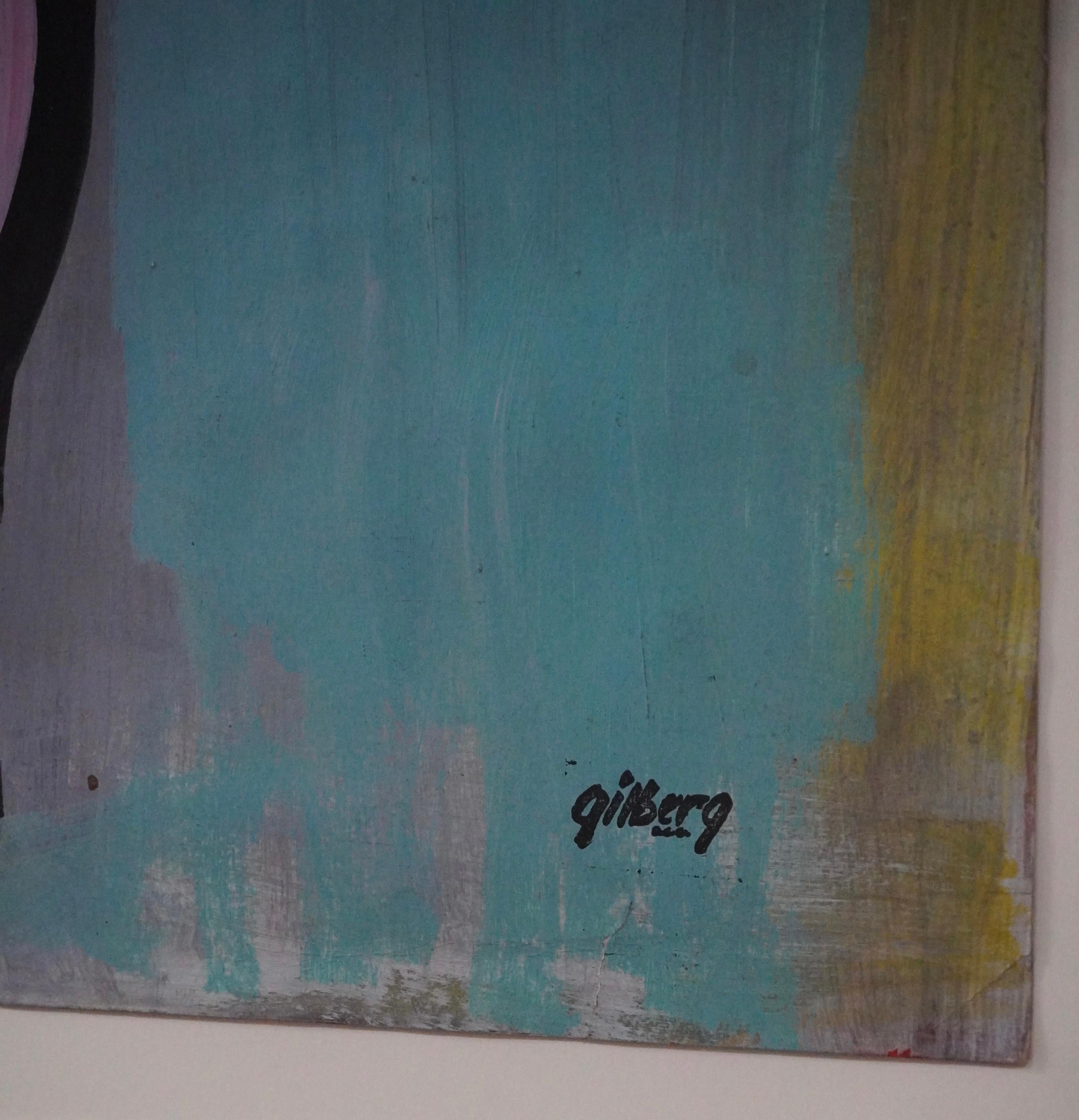 Artistics de Californie du Nord Robert Theberg Figurative Abstract en vente 1