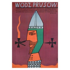 Vintage Northern Crusades 1974 Polish A1 Film Poster