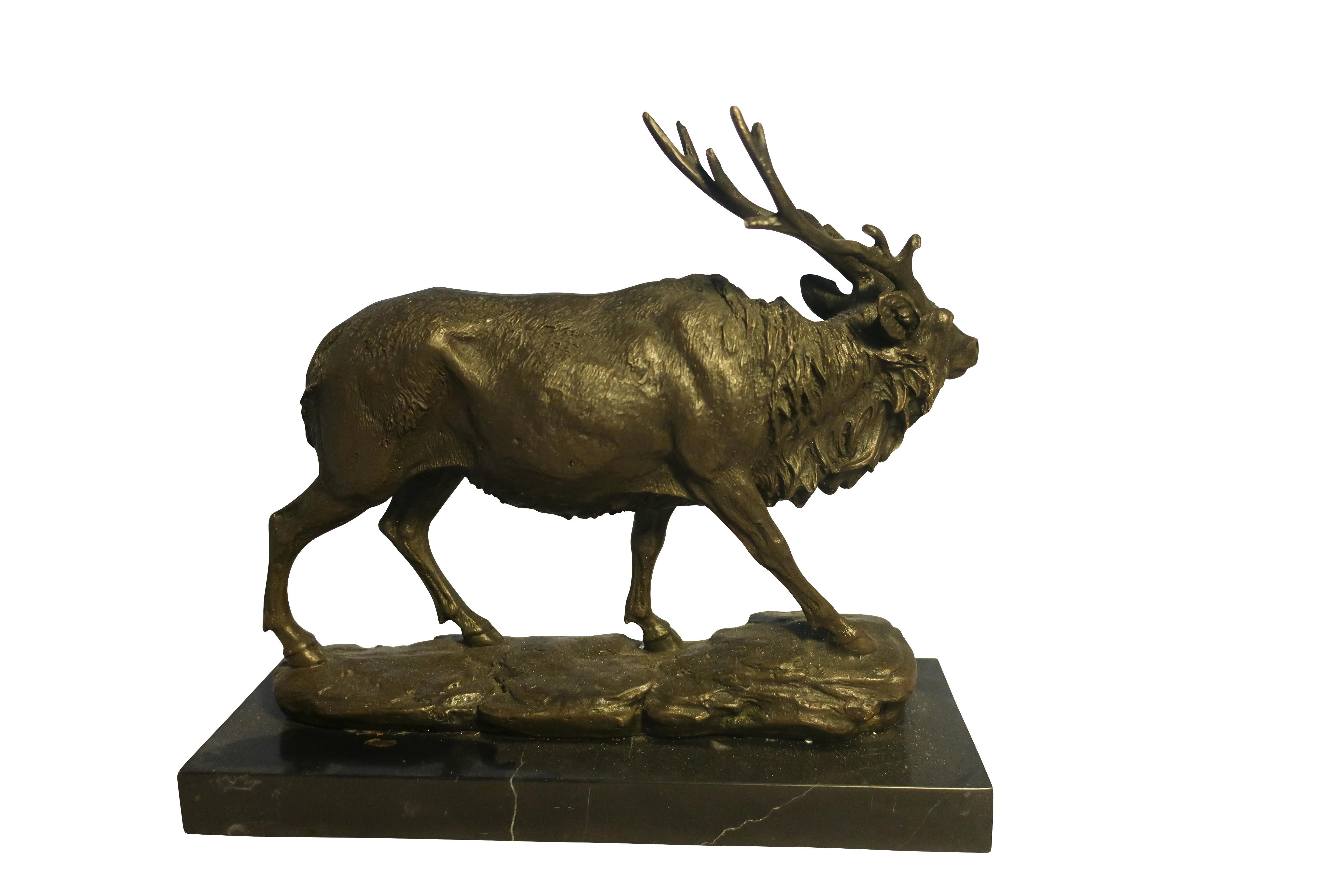 Portuguese Northern Deer Bronze Miguel Fernando Lopez 'Milo'