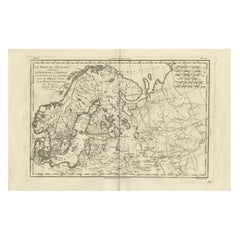 Northern Europe & Arctic Regions – Rigobert Bonne’s Map of Scandinavia, c.1780