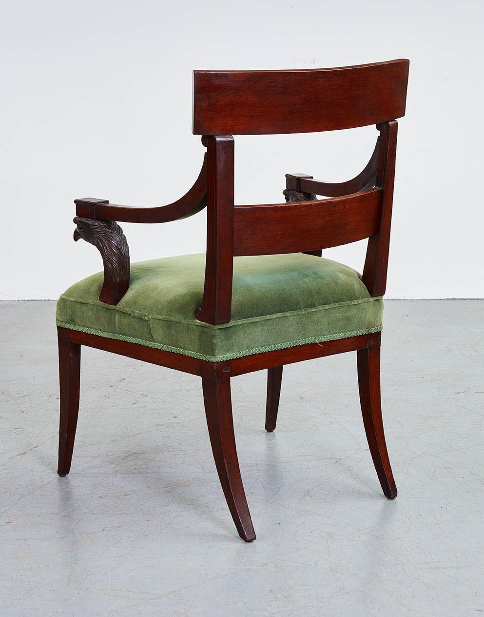 Early 19th Century Northern European Neoclassical Armchair For Sale