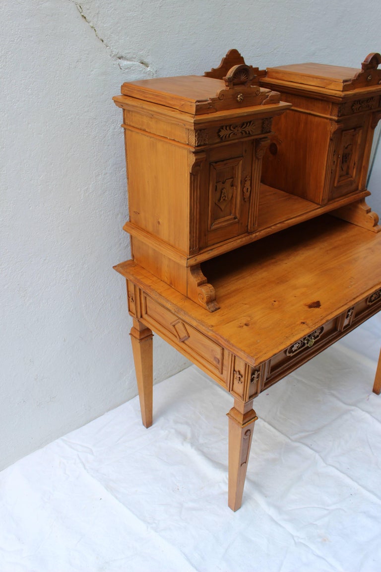 Northern European Pine Desk at 1stDibs