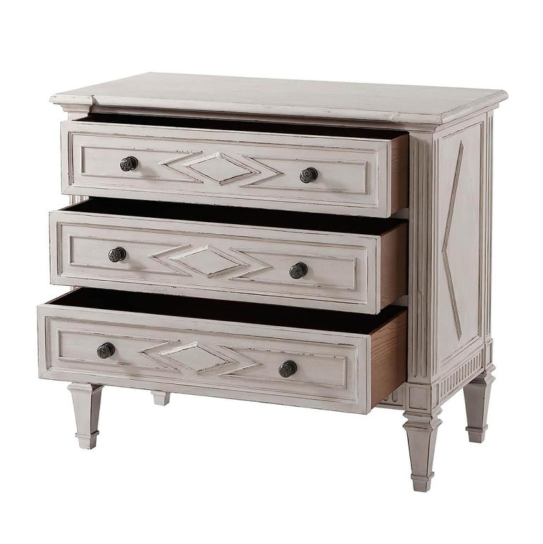 Neoclassical Northern European Style Painted Dresser For Sale