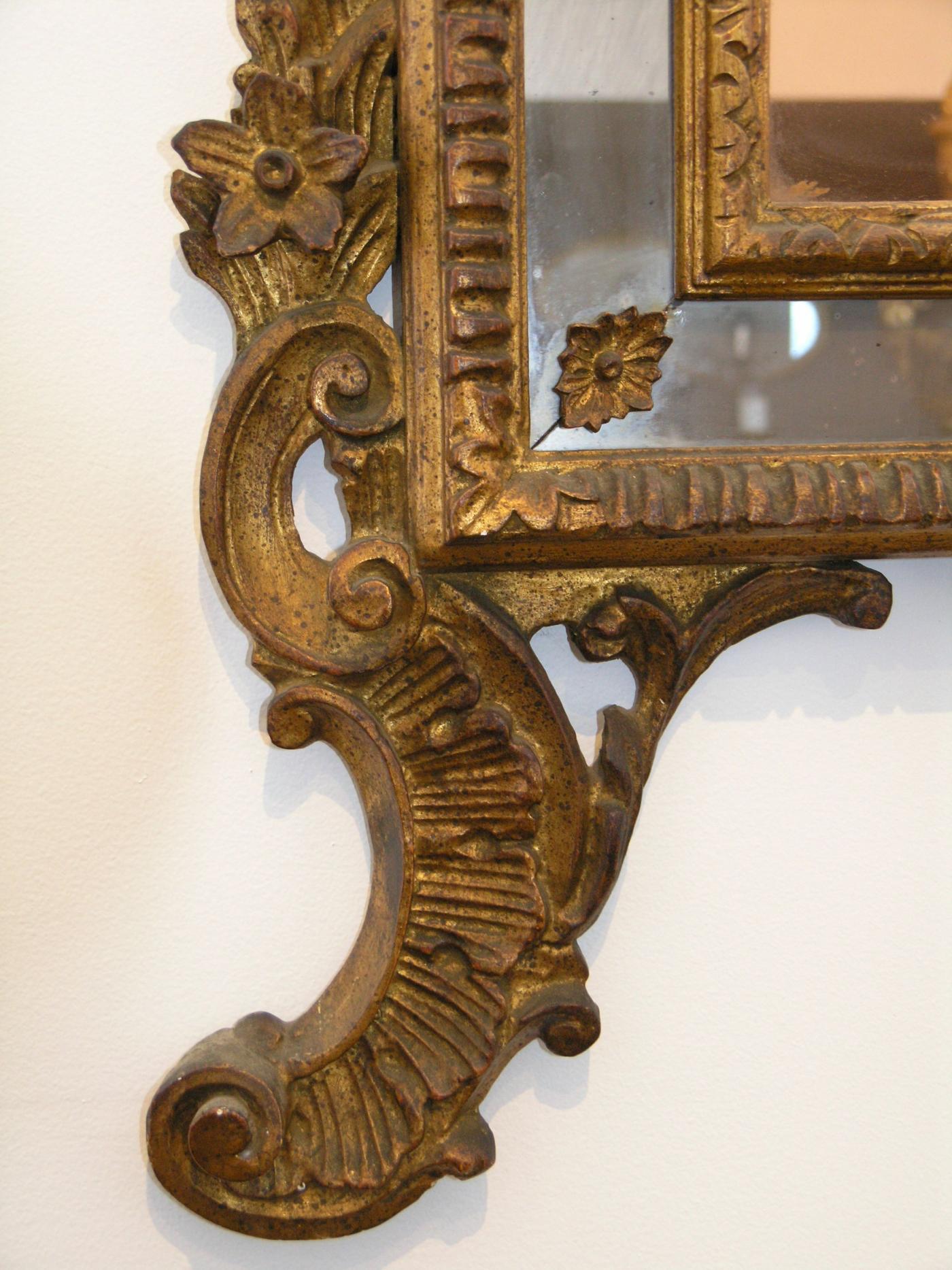 Intagliato Specchio Northern Italia Giltwood in vendita
