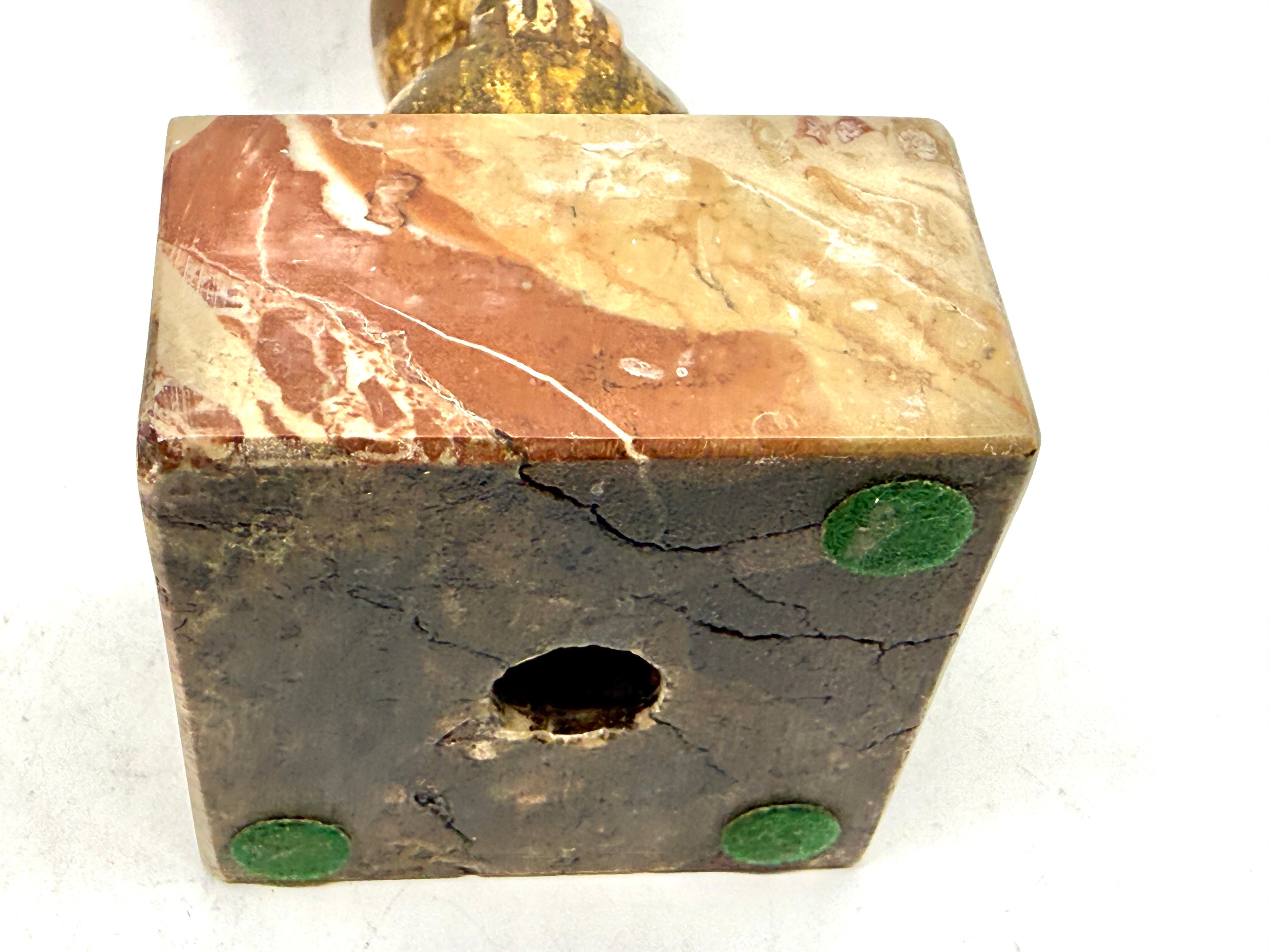 Northern Italian Carved Wood & Gessoed Atlas with Celestial Globe Circa 1800 in vendita 13