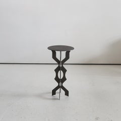 Northern Italian Cut Steel Side Table