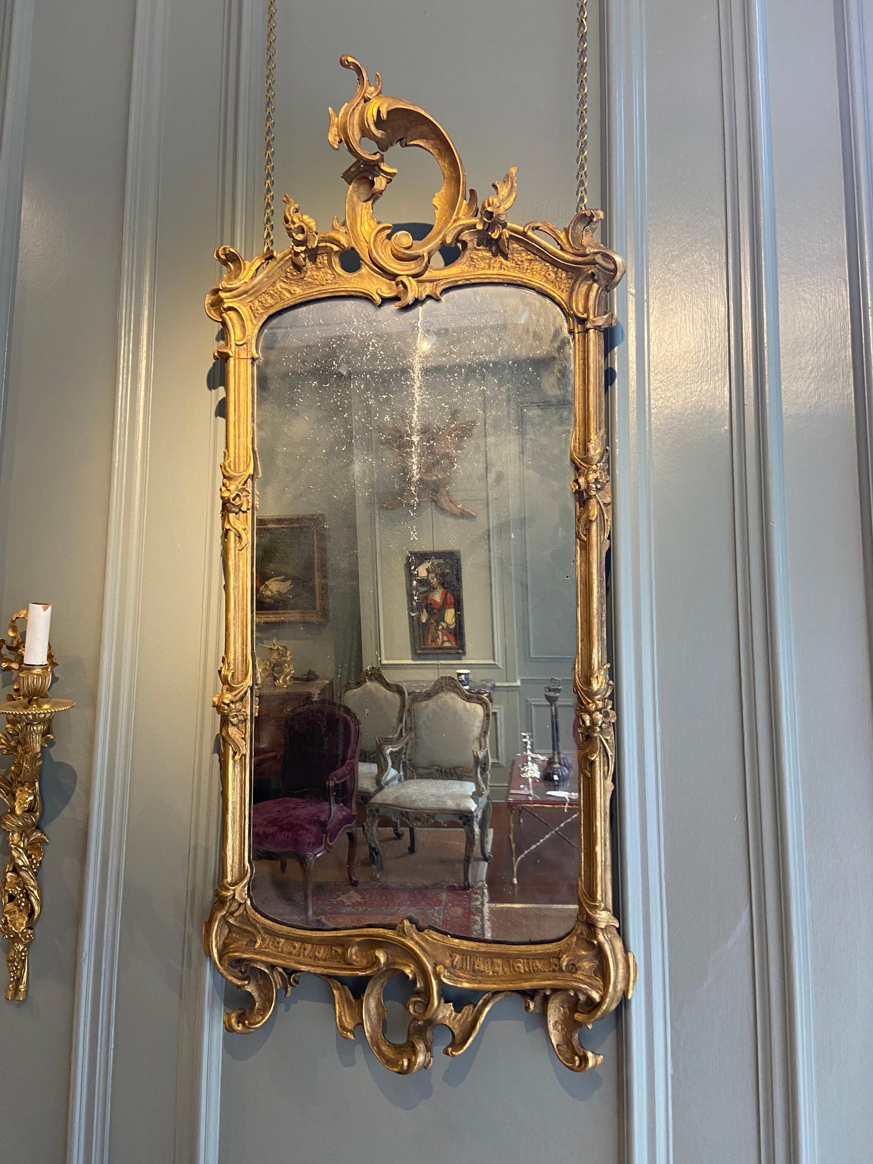 Northern Italian Gilt-Mirror 'Late 18th Century' For Sale 3