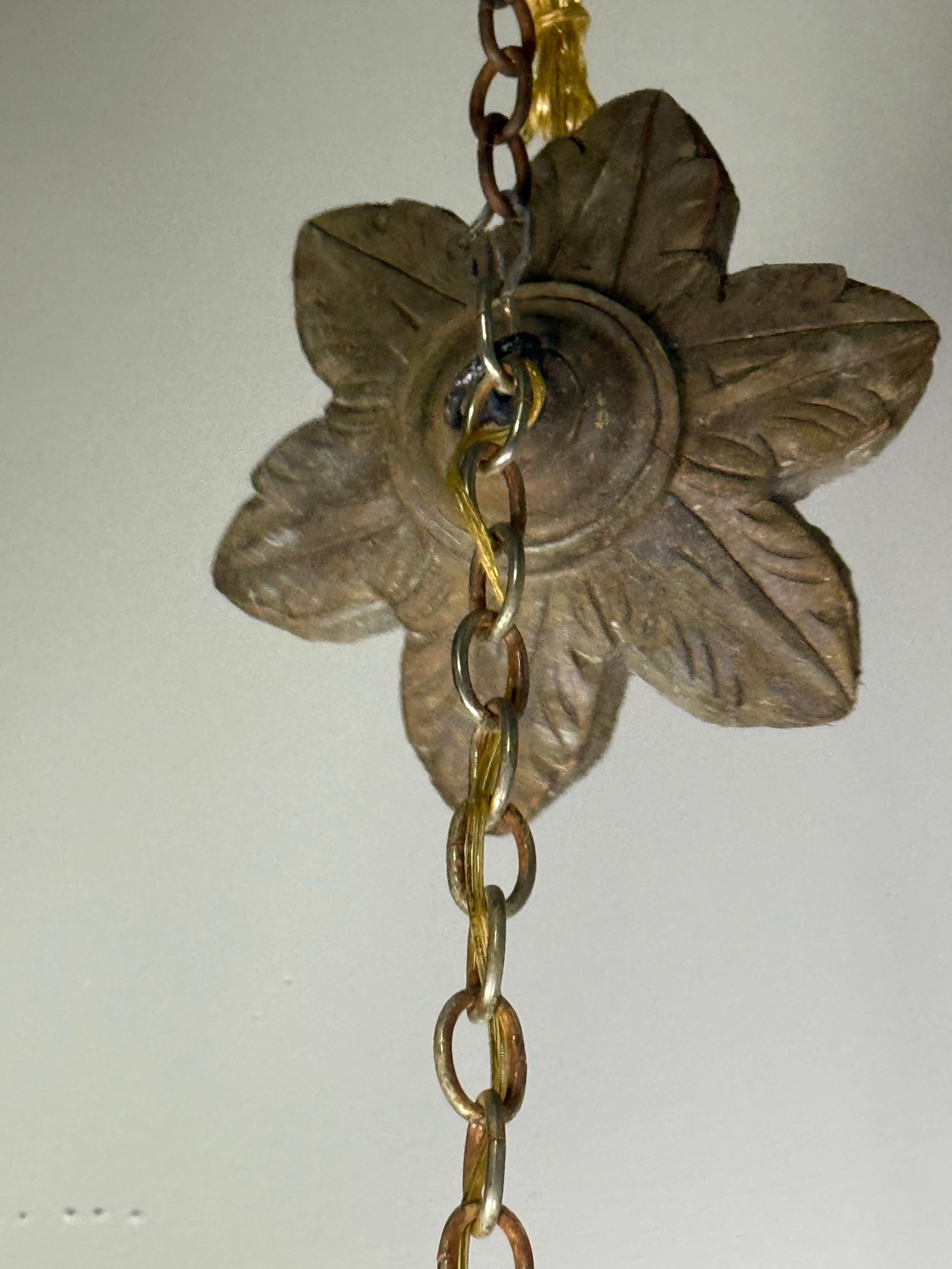 Norditalienische Giltwood Laterne im Angebot 6