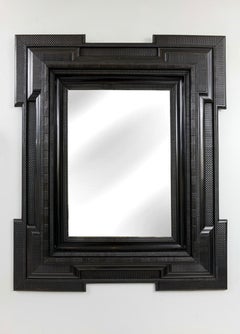 Northern Italian Hand-Carved Mirror in the Baroque Manner