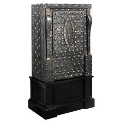 Antique Northern Italian Hobnail Safe