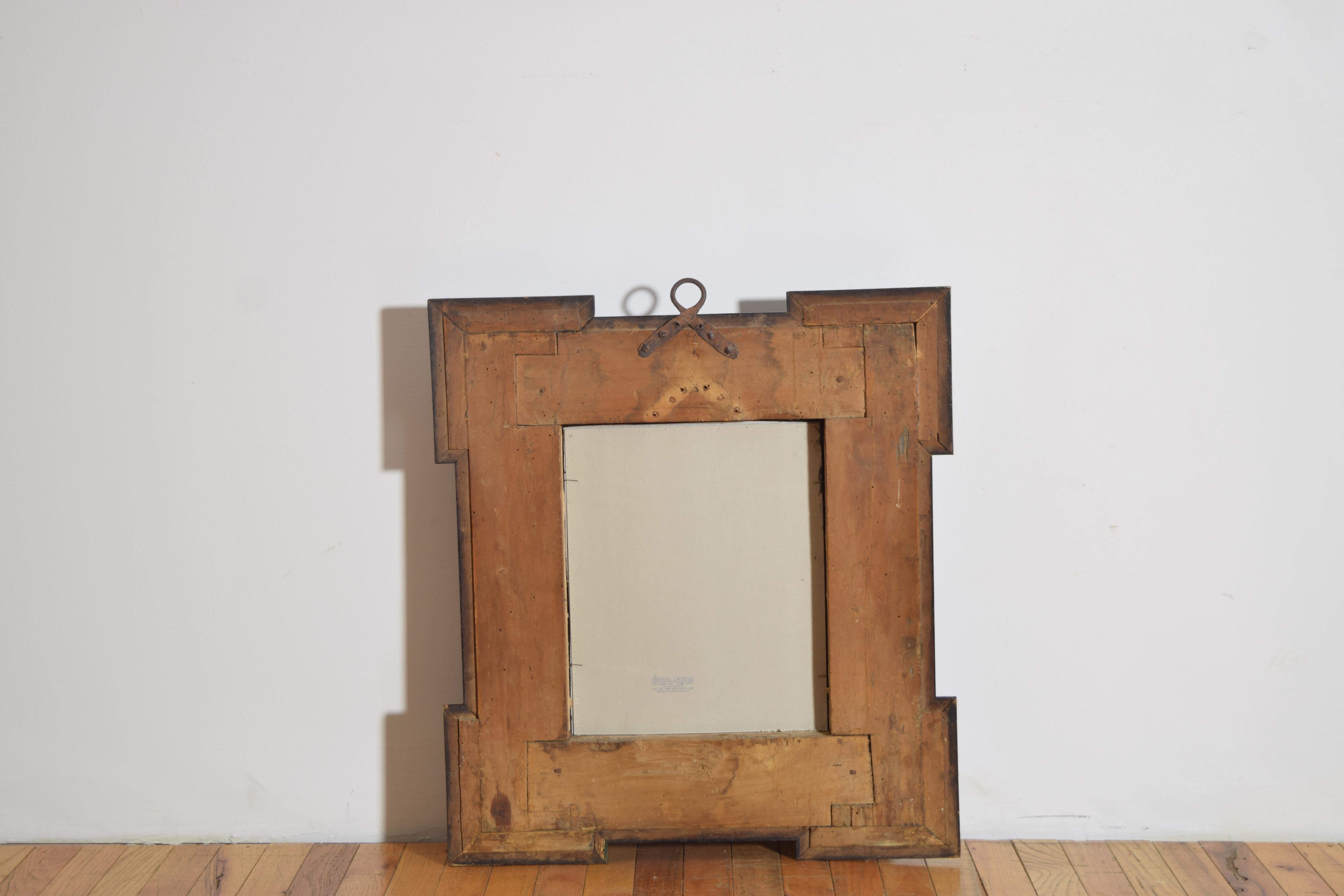 Espejo de pared de nogal y ebonizado de la época LXIV del norte de Italia, s. I d. C. Nogal en venta