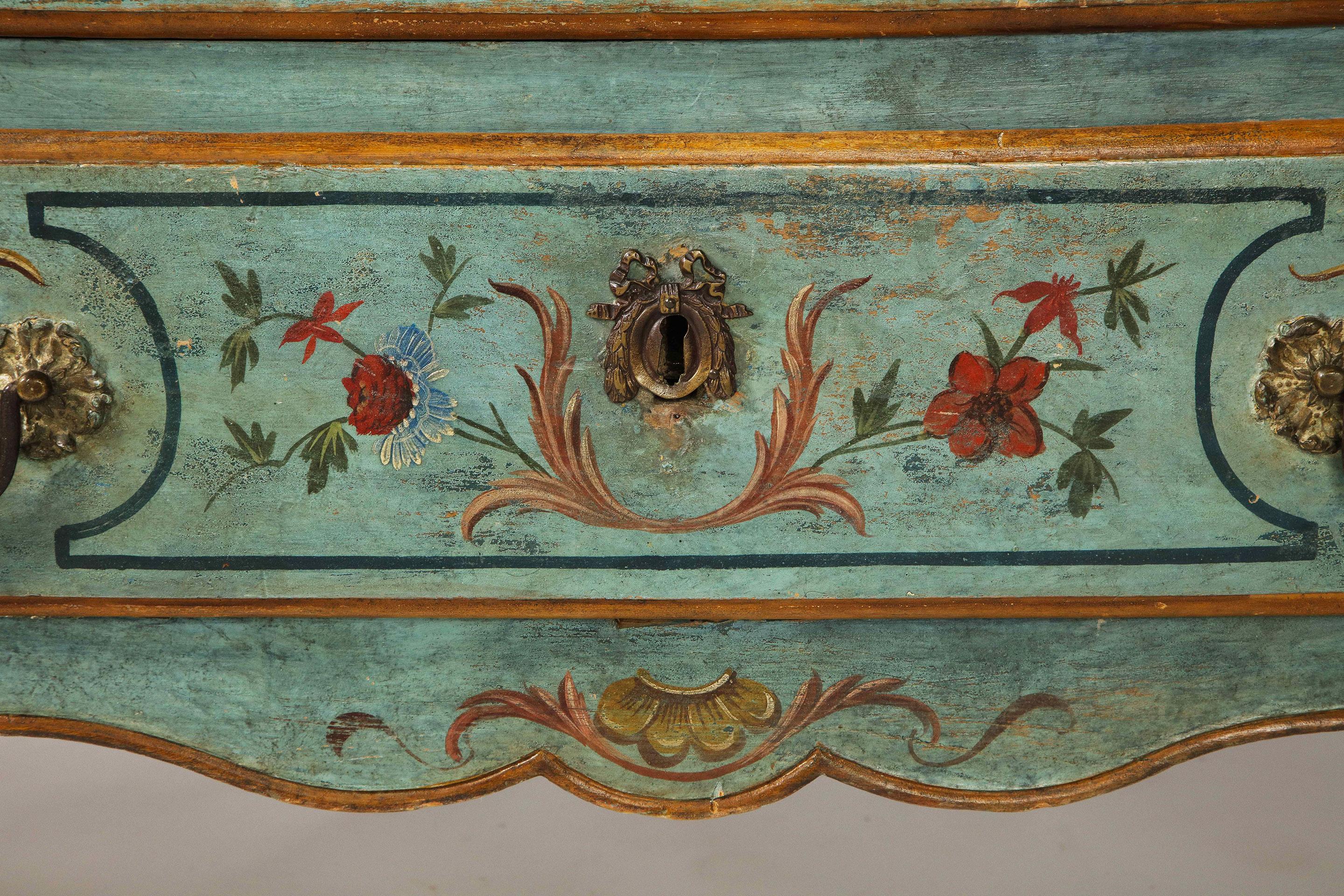 Northern Italian Painted Commode 4