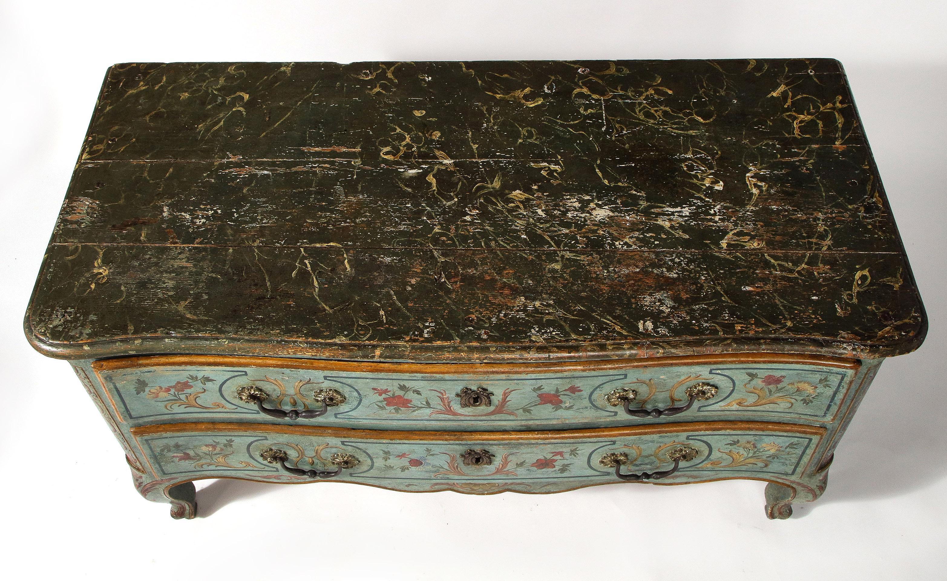 Northern Italian Painted Commode 5