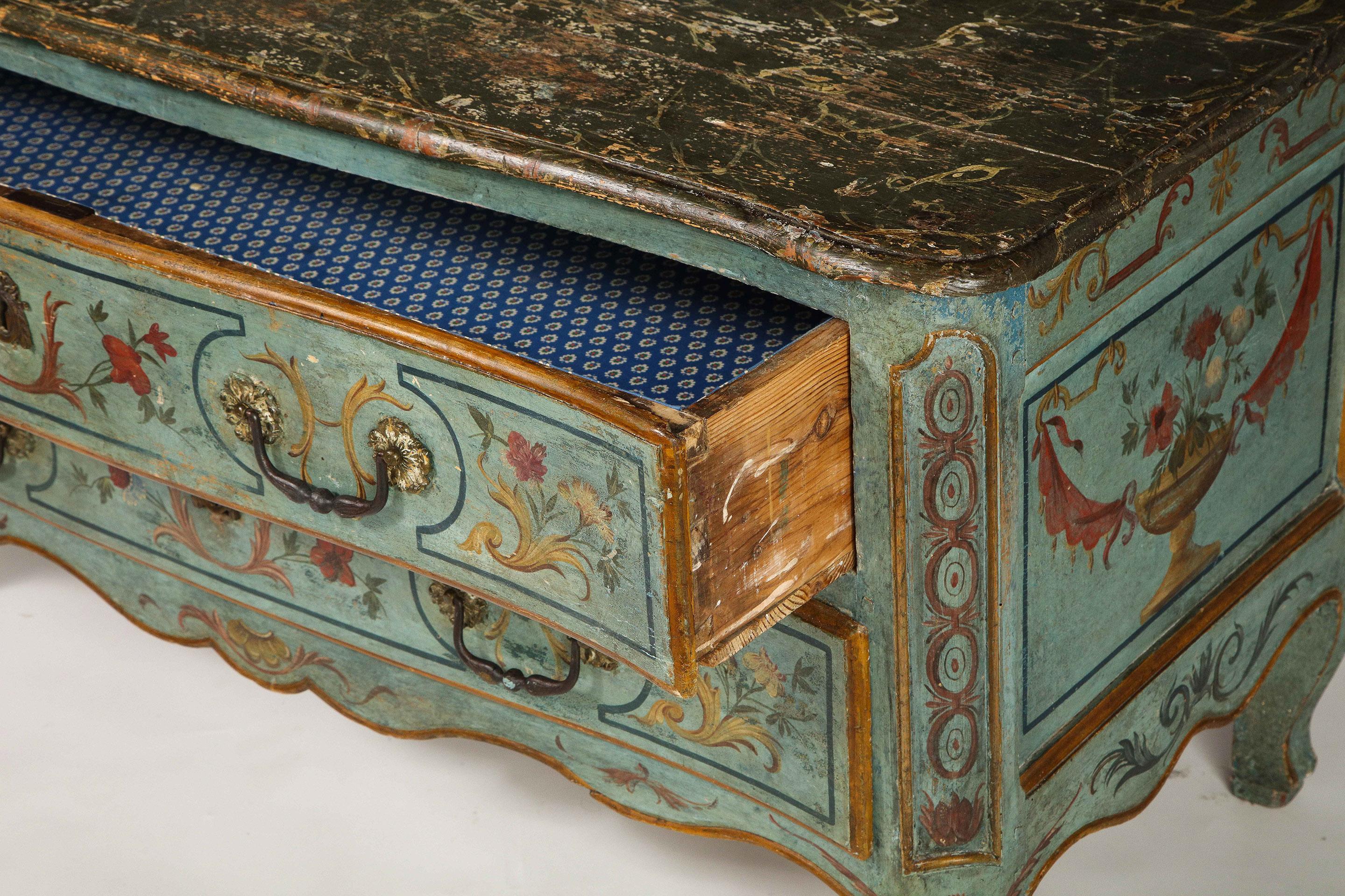 Northern Italian Painted Commode 7