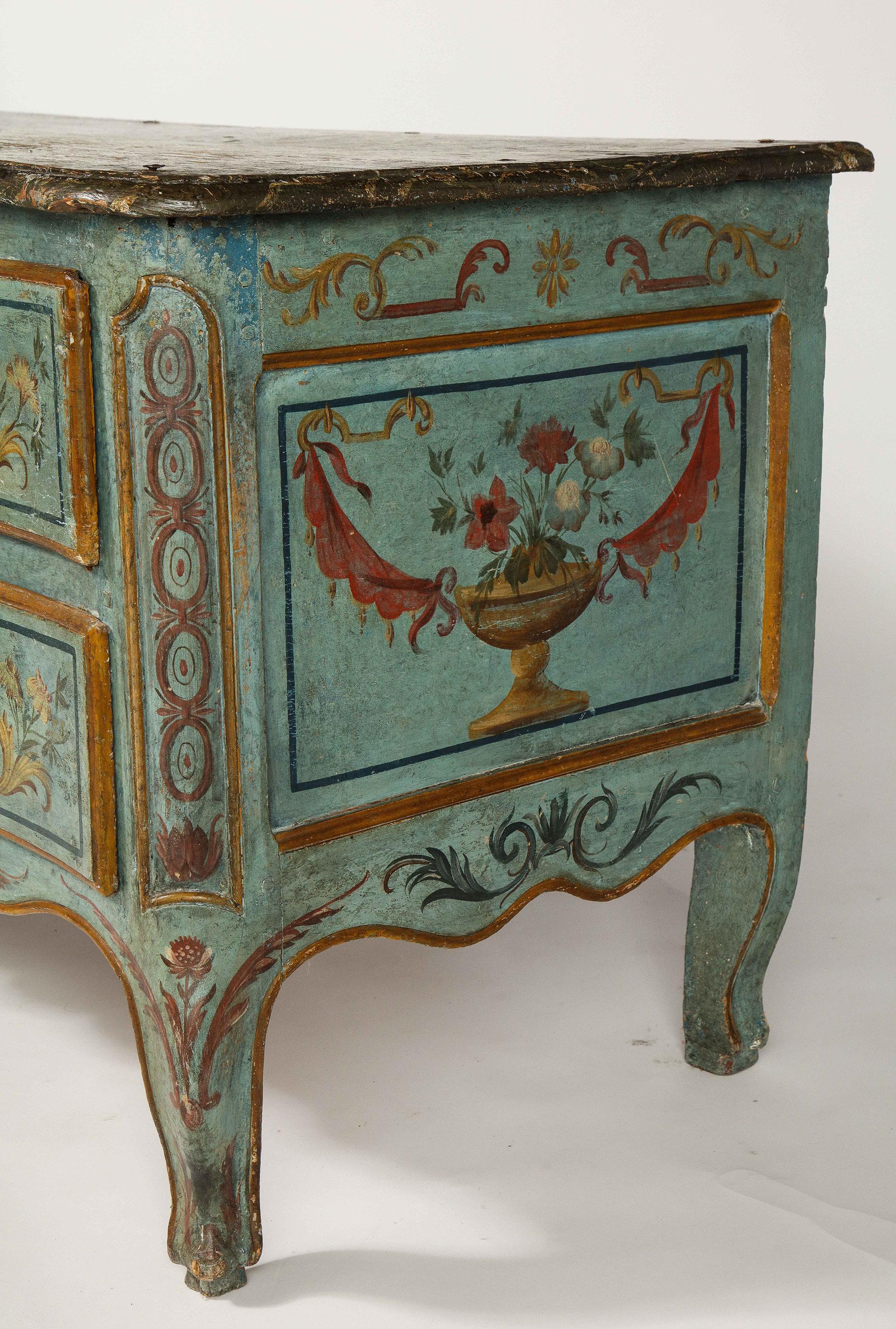 Northern Italian Painted Commode 10