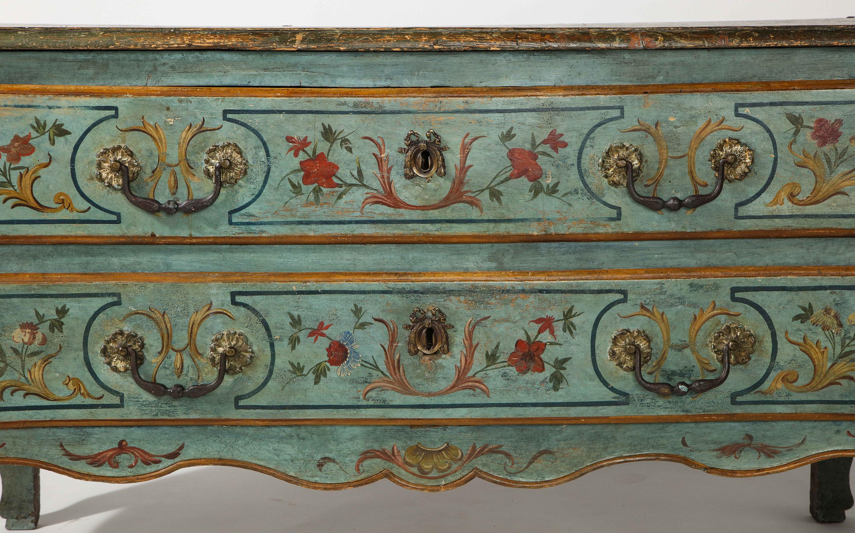 Northern Italian Painted Commode 2