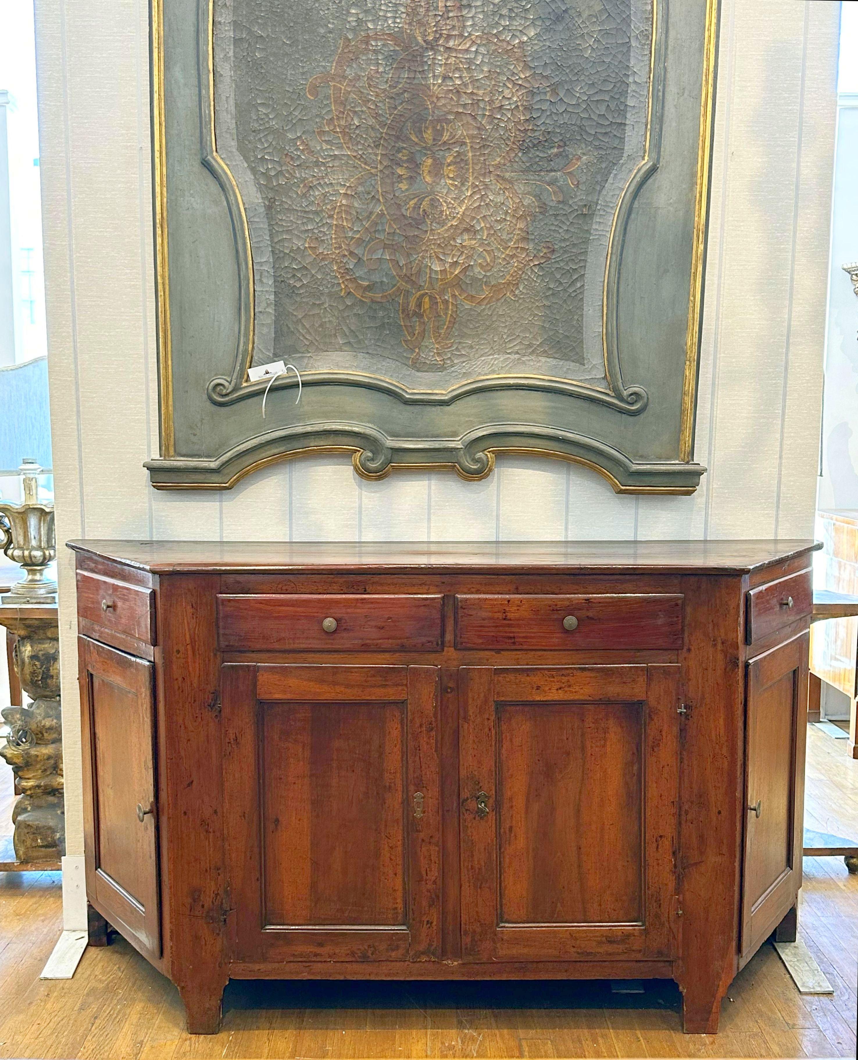 Northern Italian Walnut Credenza, circa 1800 For Sale 5