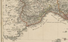 Northern Italy Map – Lombardy, Venetia, Tuscany, and Sardinia 1857