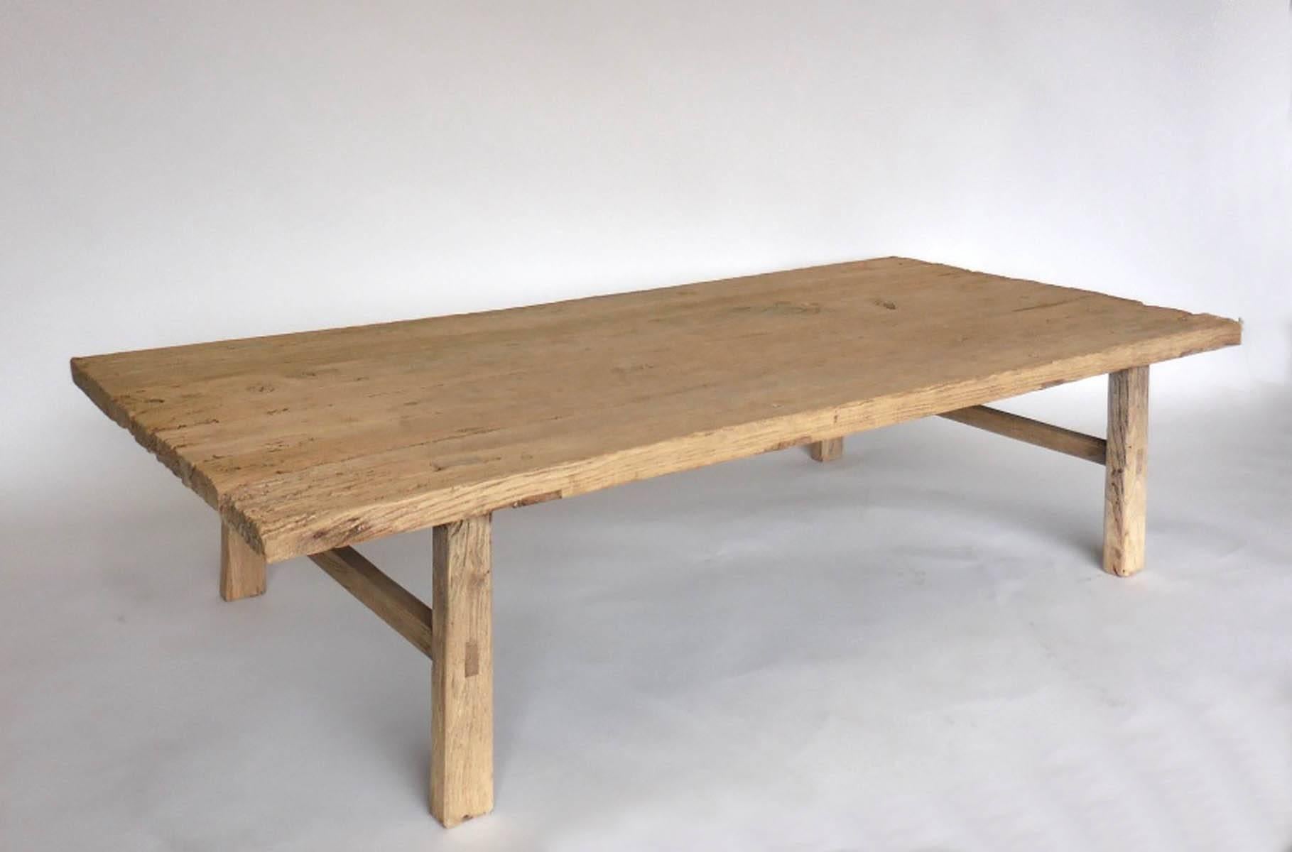 Rustic Northern Japanese Elm Cocktail Table