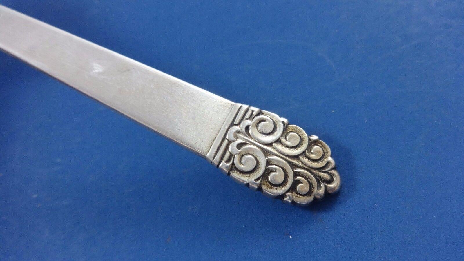 Mid-Century Modern Northern Lights by International Sterling Silver Flatware Set 12 Service 84 Pcs For Sale