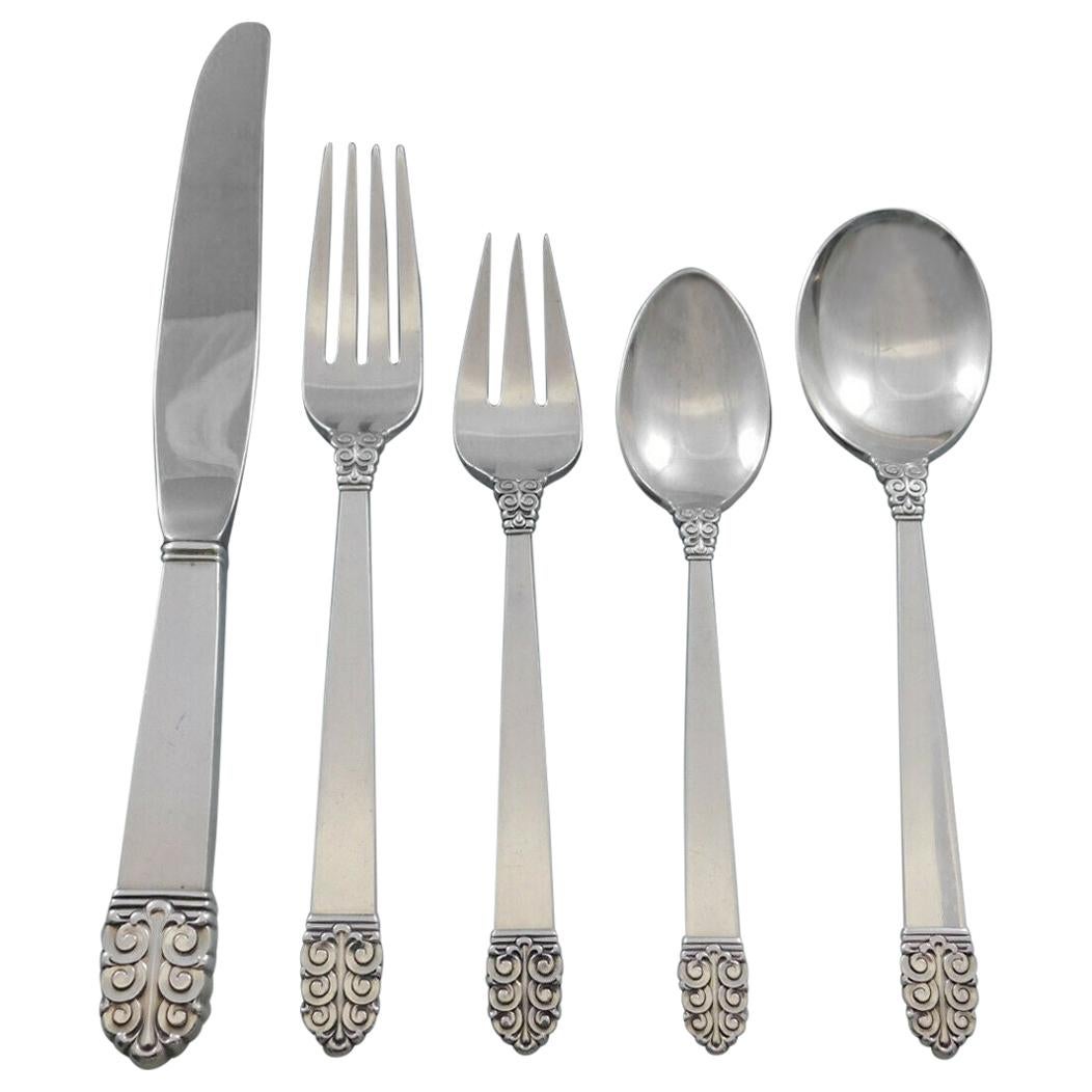 Northern Lights by International Sterling Silver Flatware Set Service 30 Pieces