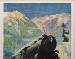 Northern Pacific Railroad Vintage Poster by Gustav W. Krollman, 1929
