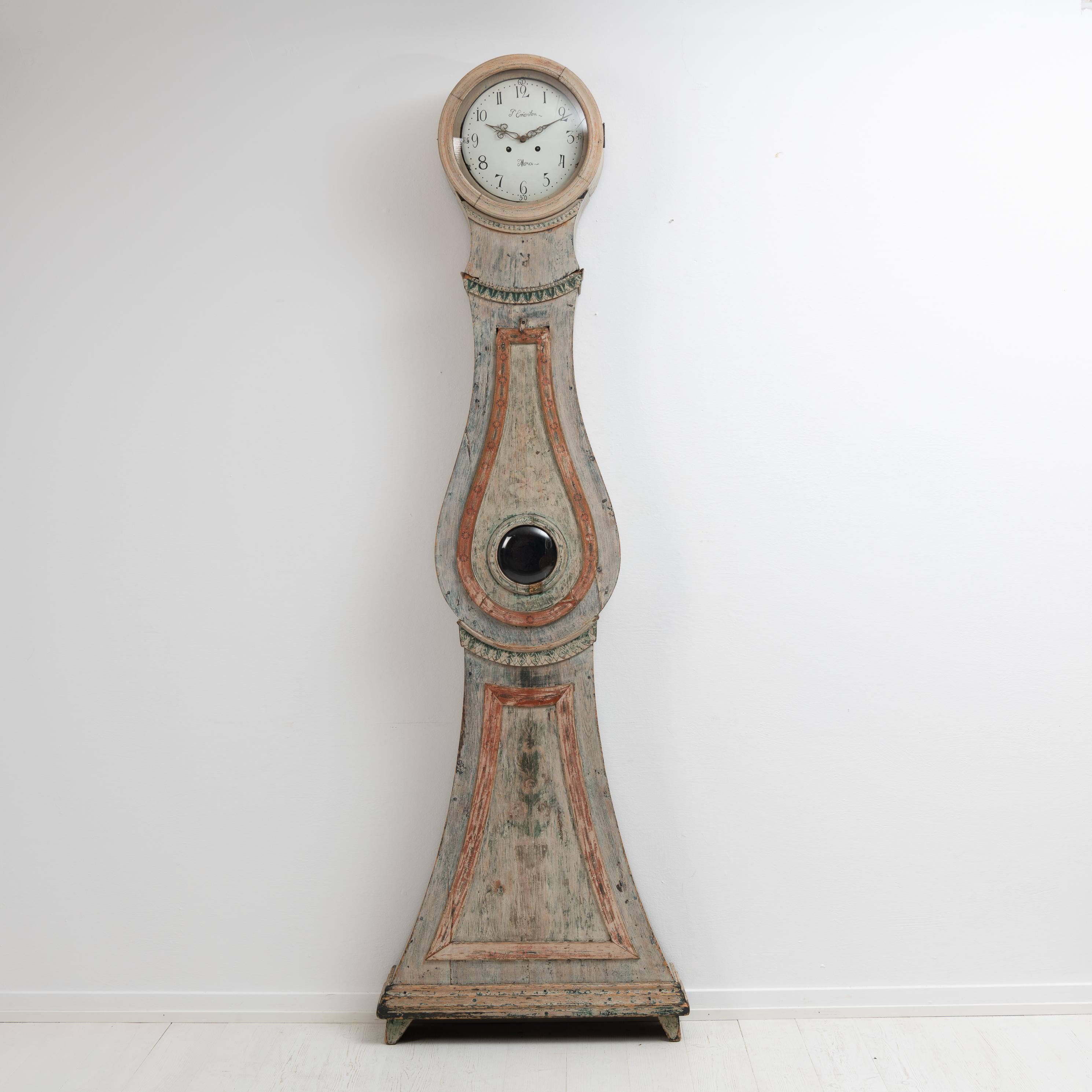 19th Century Northern Swedish Country Long Case Clock