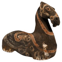 Nördliche Wei-Dynastie, bemalter Terrakotta-Pferdetorso, 386-534 n. Chr. oder später