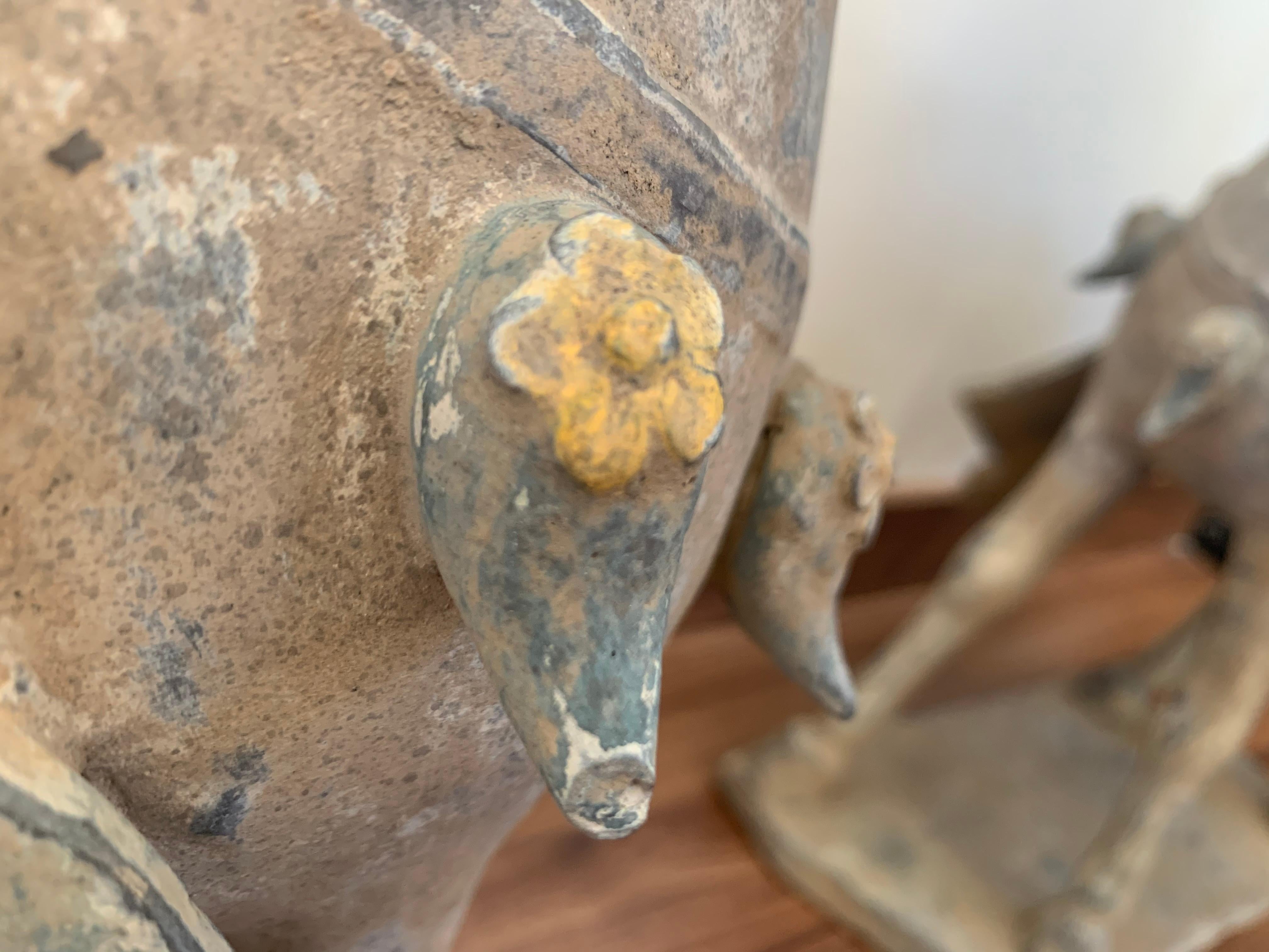 Northern Wei Dynasty Terracotta Horses, TL Tested,  '386 AD-535 AD' For Sale 7