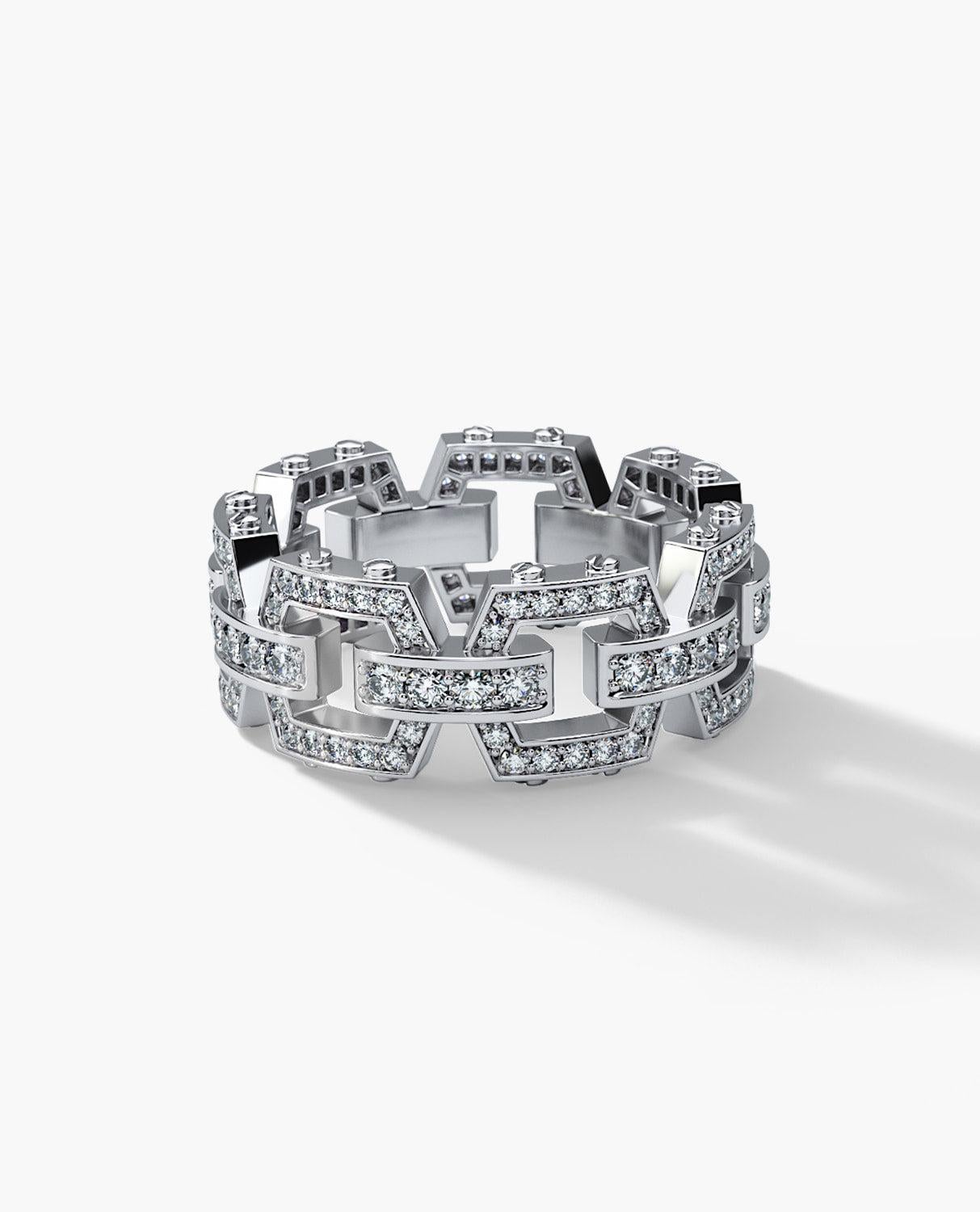 Contemporary NORTHSTAR 14k White Gold Ring with 1.10ct Diamonds For Sale