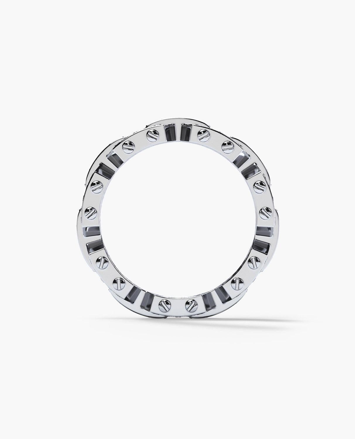 Round Cut NORTHSTAR 14k White Gold Ring with 1.10ct Diamonds For Sale