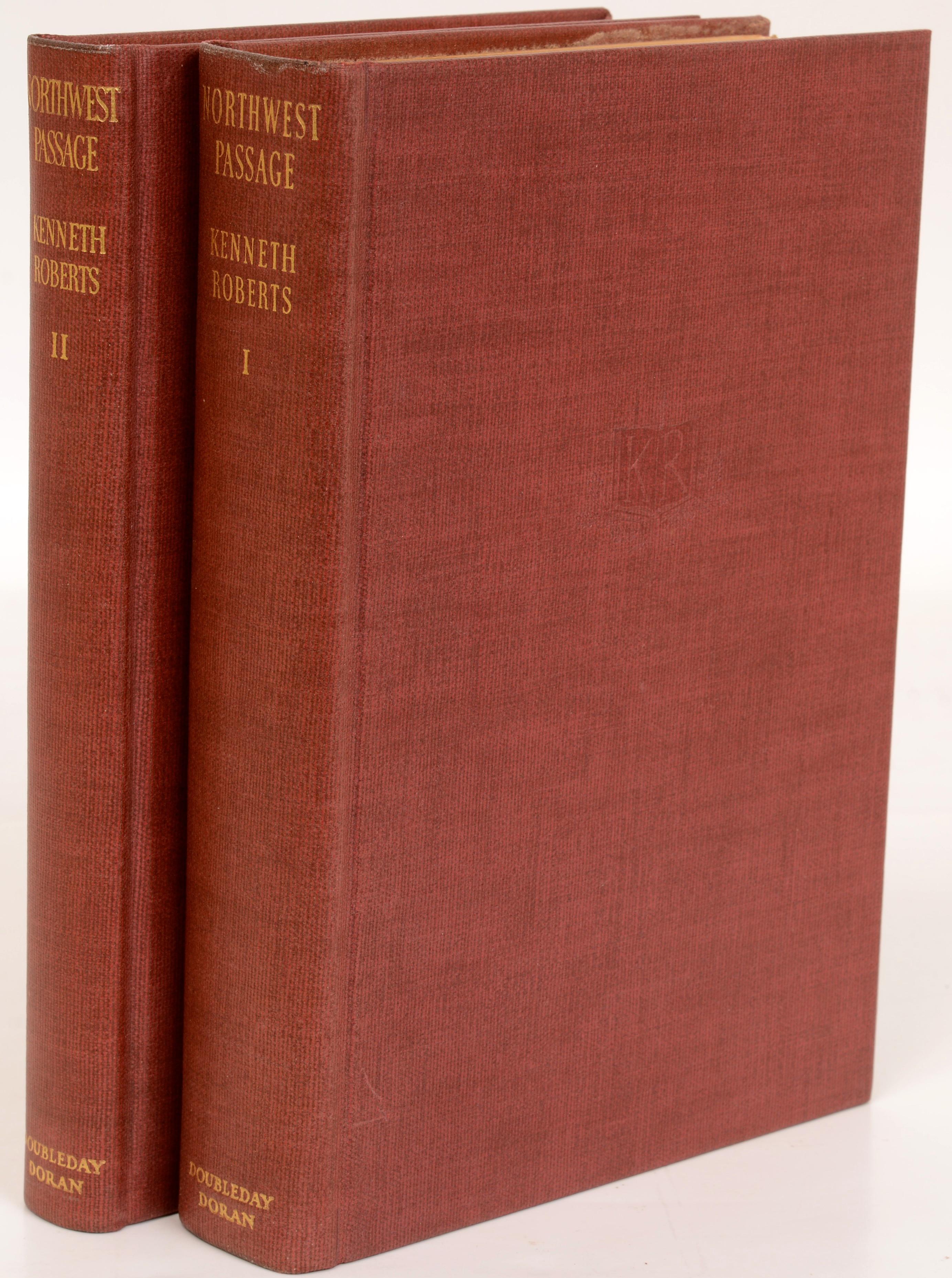 Paper Northwest Passage 1st Limited 2 Vol Ed by Kenneth Roberts, Signed & Numbered  For Sale