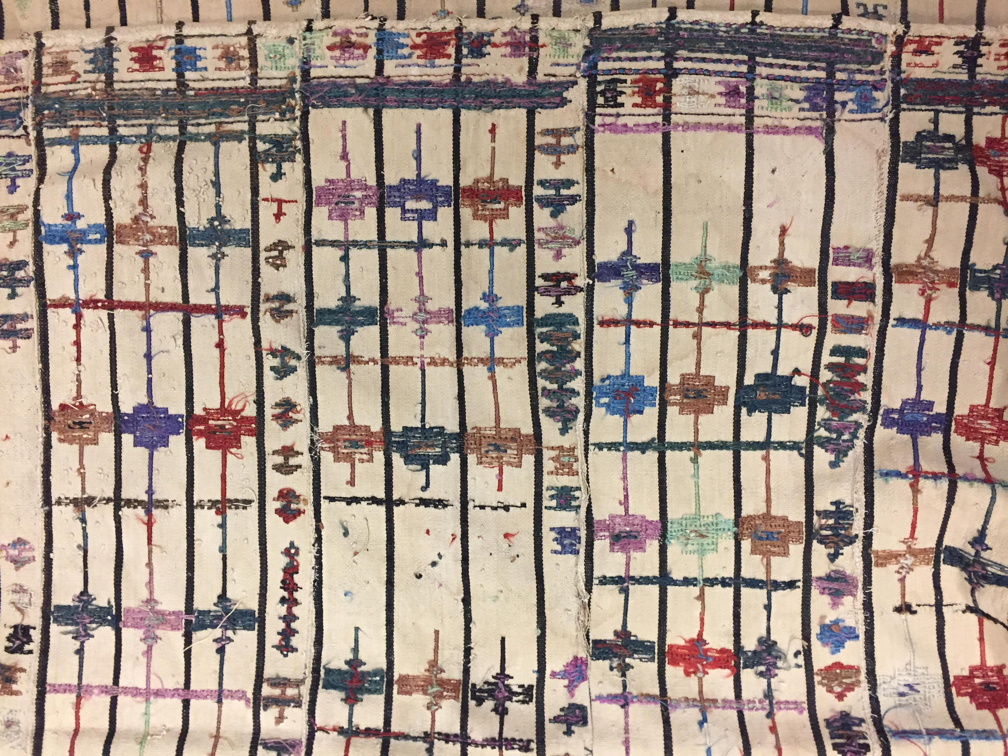 Northwest Persian Flatweave Jajim Cover  5'7 x 6'5 For Sale 2