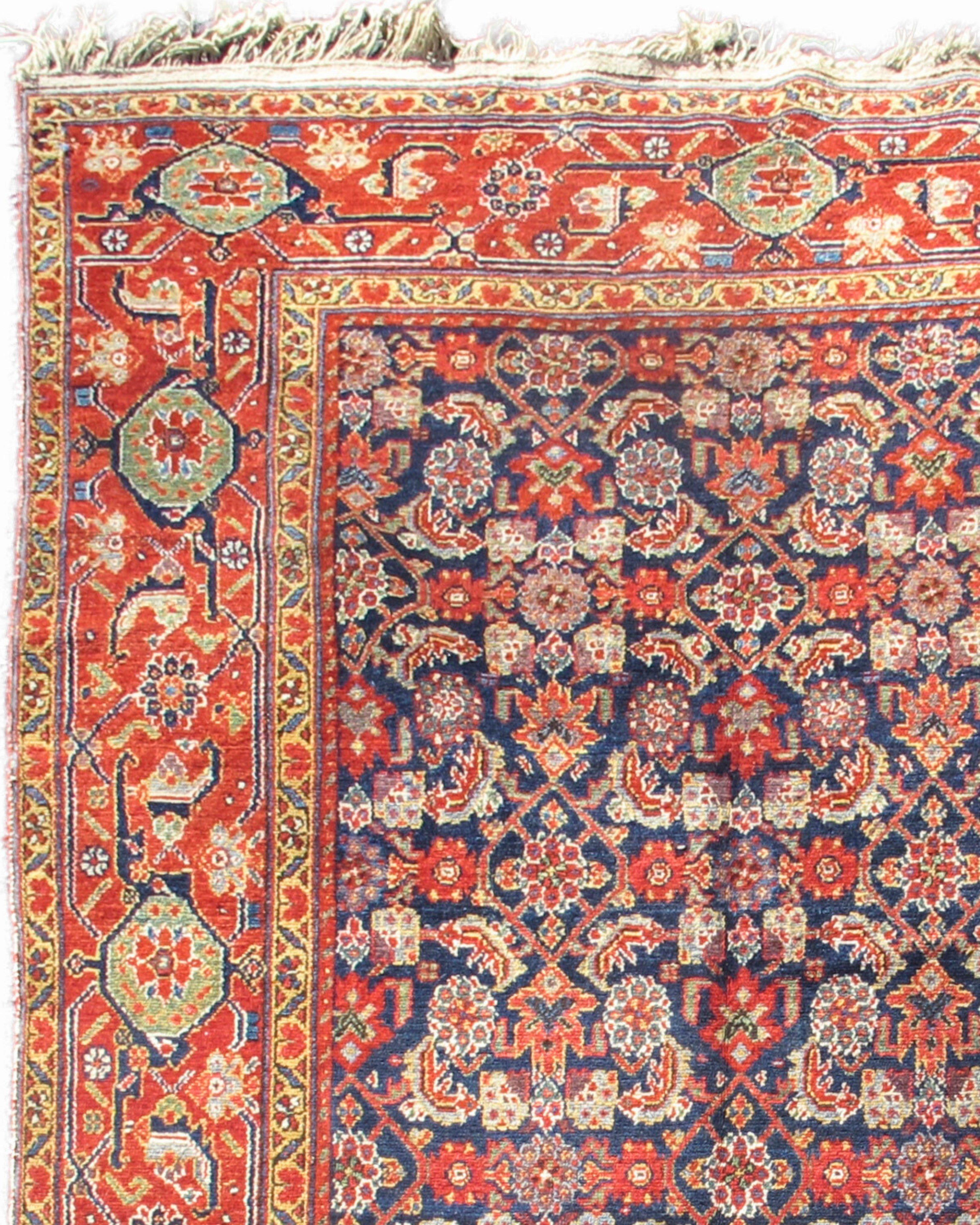 Hand-Woven Northwest Persian Long Rug, 19th Century For Sale