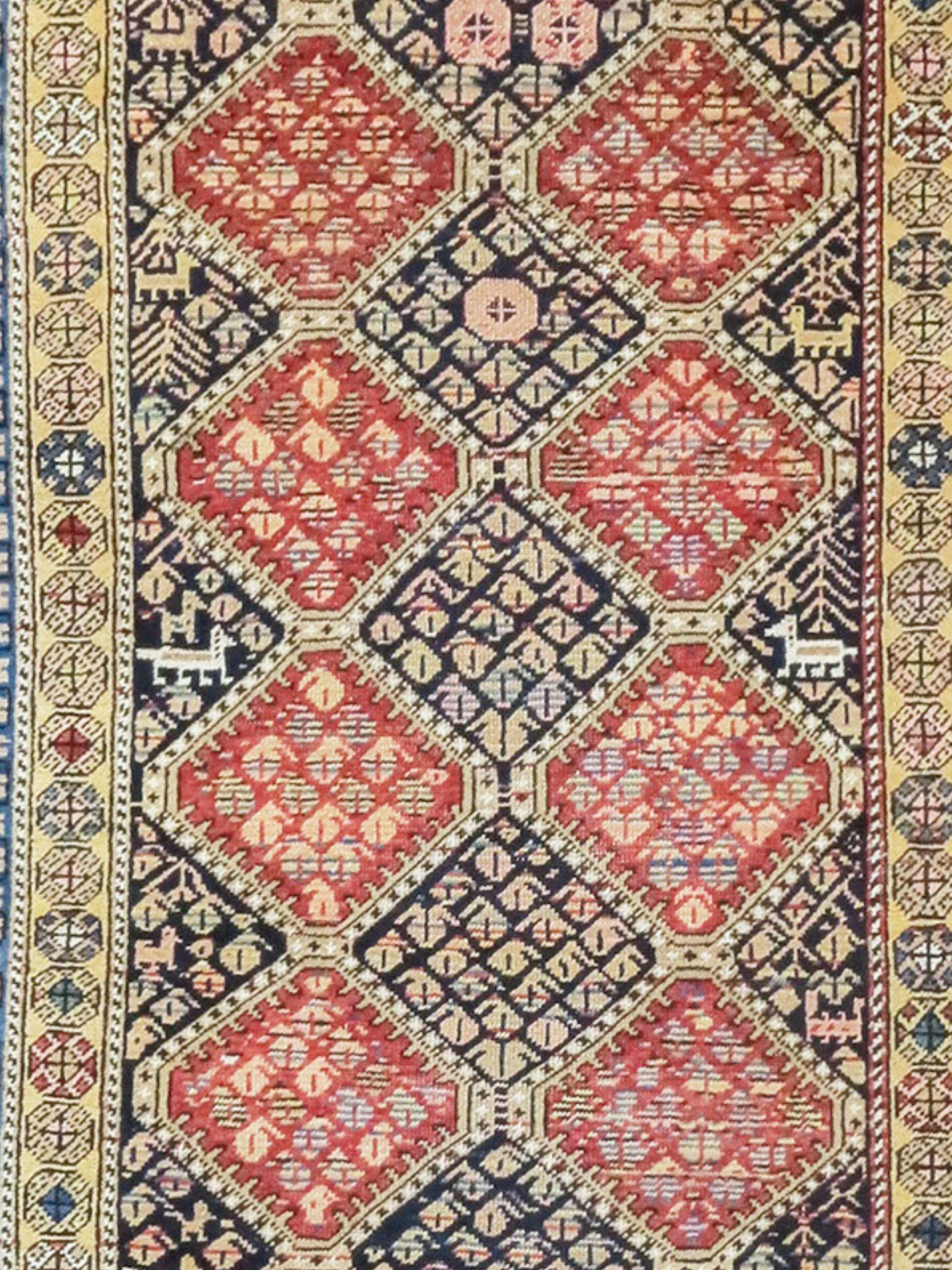 Corredor persa del noroeste, c. 1900 Anudado a mano en venta