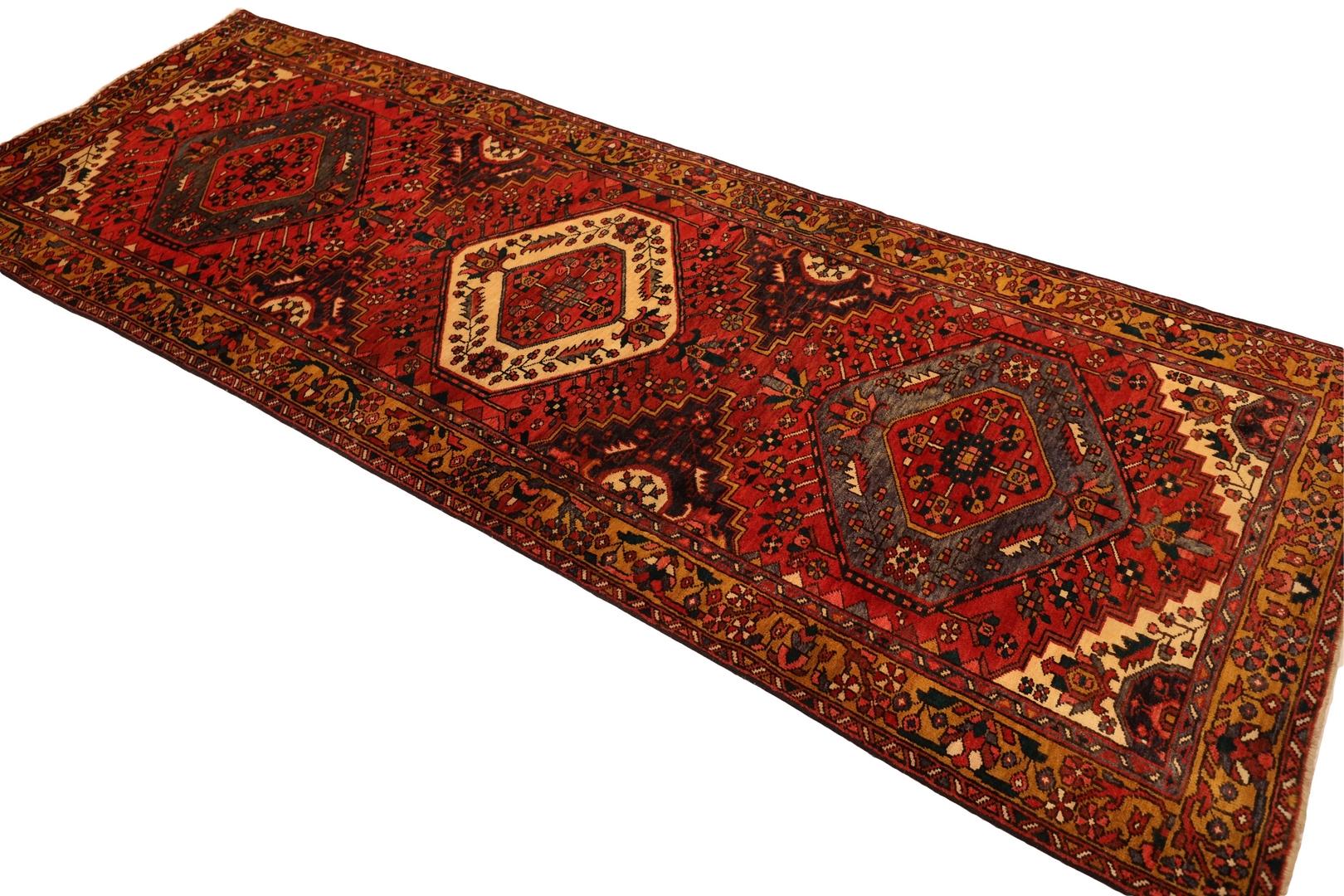 Hand-Knotted Northwest Persian Semi-Antique Runner - 3'7