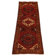 Tapis de couloir persan semi-ancien du Nord-Ouest - 3'7" x 9'10"