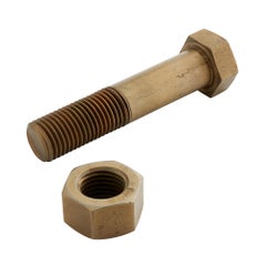 Norton Sculpture 2164 - Antique Brass Iron Bolt