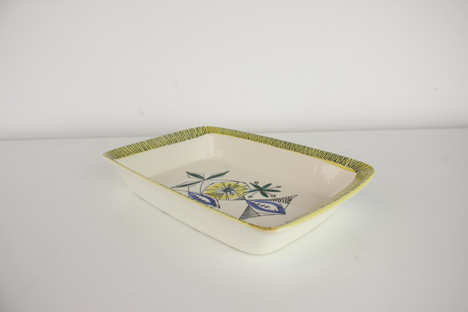Mid-20th Century Norway Ceramic Bowl, Bambus Ildfast, 1950s For Sale