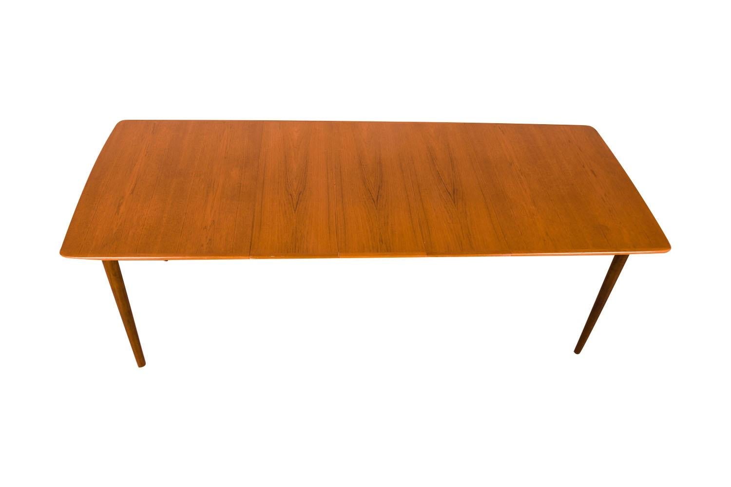 Mid-Century Modern Norway Large Dining Table Mid-Century Teak by Gustav Bahus For Sale