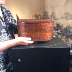 Norway Large Tine Bentwood Box, 1890