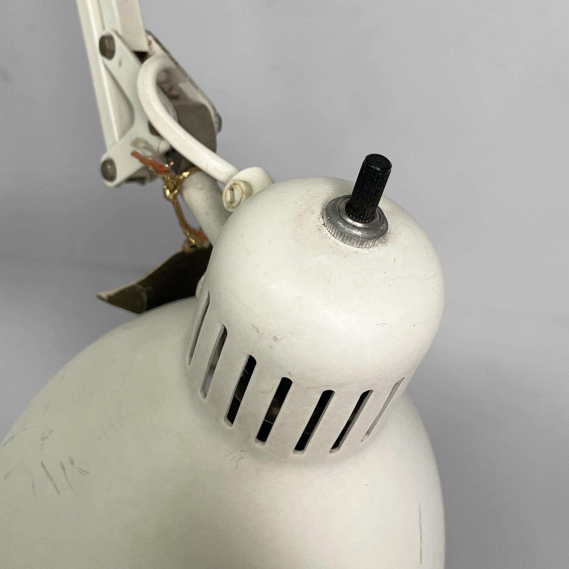 Norway white adjustable wall lamp Naska Loris by Jac Jacobsen for Luxo, 1950s For Sale 4