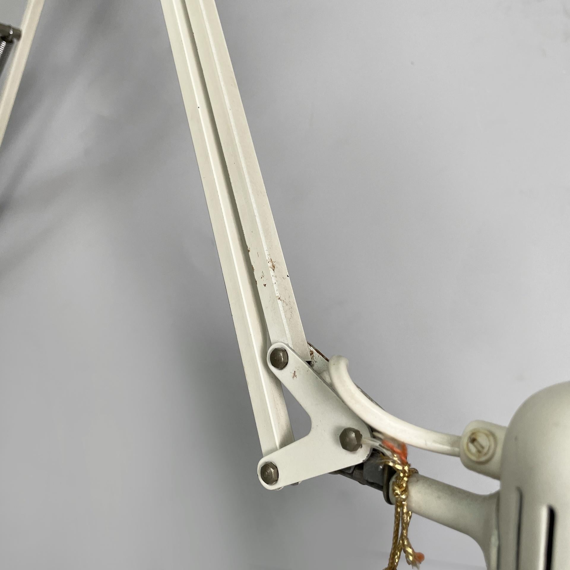 Norway white adjustable wall lamp Naska Loris by Jac Jacobsen for Luxo, 1950s For Sale 6