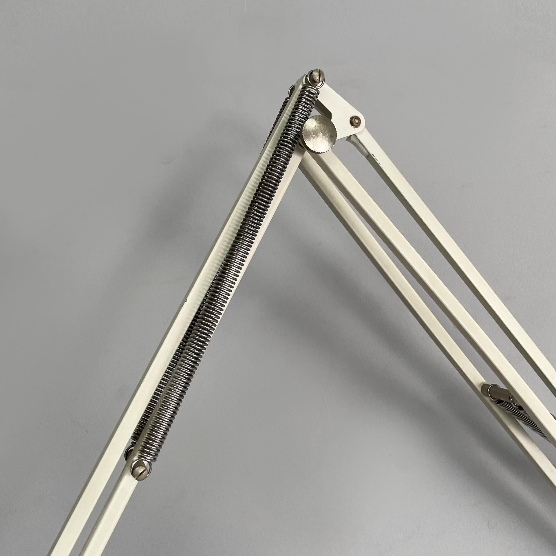 Norway white adjustable wall lamp Naska Loris by Jac Jacobsen for Luxo, 1950s For Sale 7