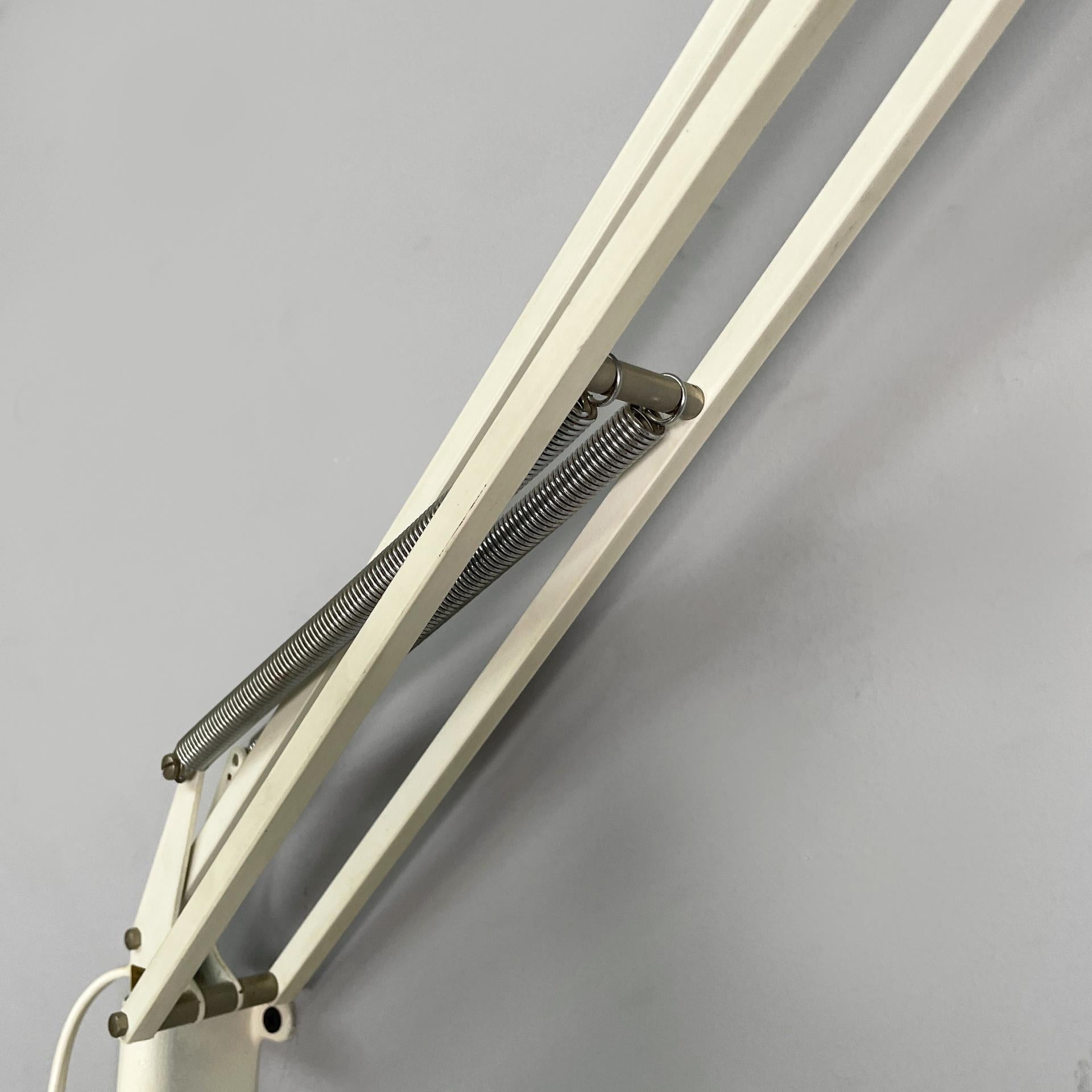 Norway white adjustable wall lamp Naska Loris by Jac Jacobsen for Luxo, 1950s For Sale 9