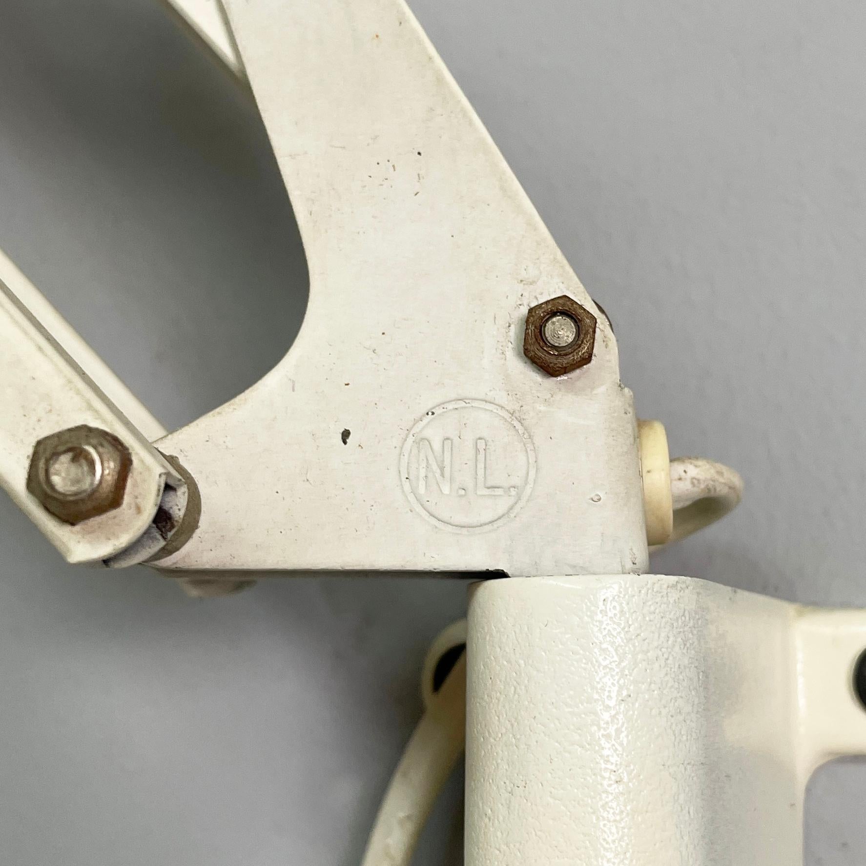 Norway white adjustable wall lamp Naska Loris by Jac Jacobsen for Luxo, 1950s For Sale 12